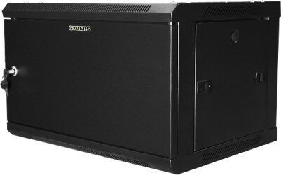 Серверный настенный шкаф 19 9U 600х350х501 мм GYDERS GDR-96035BM, металлическая дверь черный