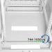 Шкаф напольный 19 42U телекоммуникационный GYDERS GDR-426080G, 600x800x2085